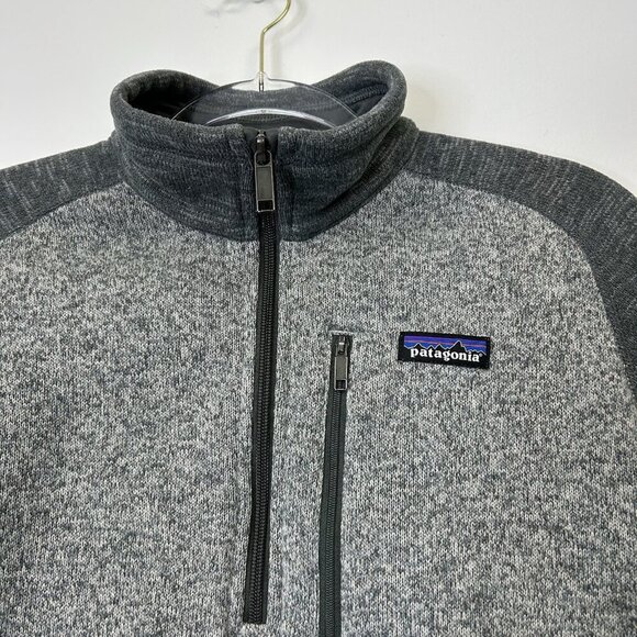 Patagonia Better Sweater Men’s Size Medium Gray 1/4 Zip Pullover - Picture 9 of 10
